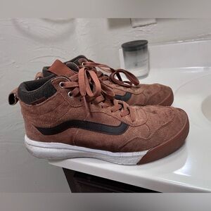 Vans Brown High-Top Sneakers